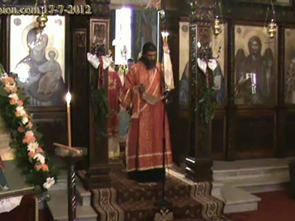 Τοvoion News Channel ΘΕΙΑ ΛΕΙΤΟΥΡΓΙΑ ΕΟΡΤΗΣ ΑΓΙΑΣ ΜΑΡΙΝΑΣ ΤΣΟΤΥΛΙΟΥ 2012α