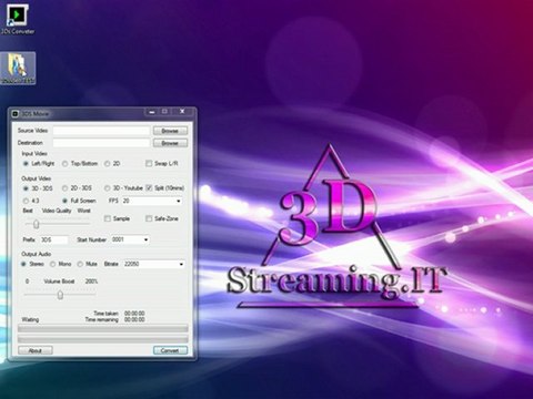 How to Convert any 2D 3D Movie Video to NINTENDO 3Ds format | HD tutorial 3D Free Glasses