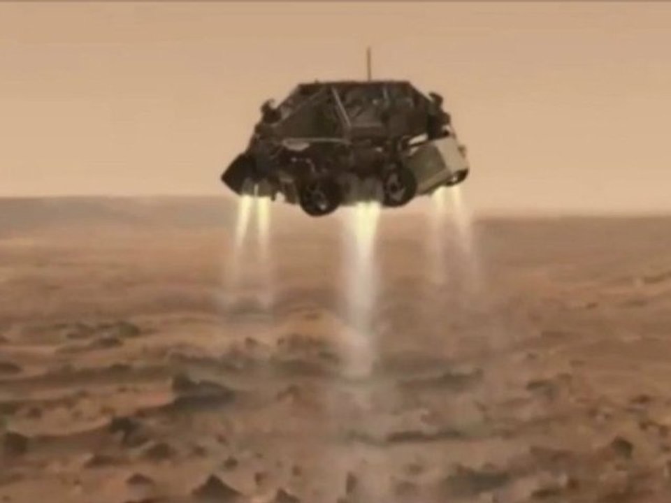 La descente périlleuse de Curiosity sur Mars