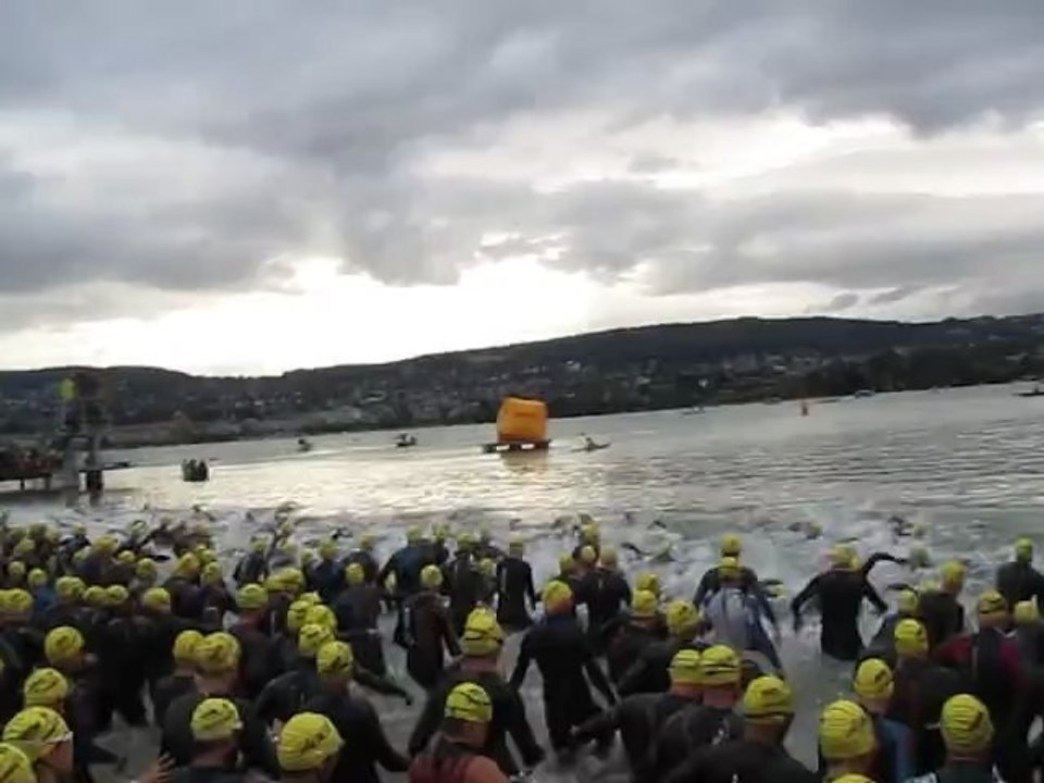 depart natation 2 ironman zurich 2012