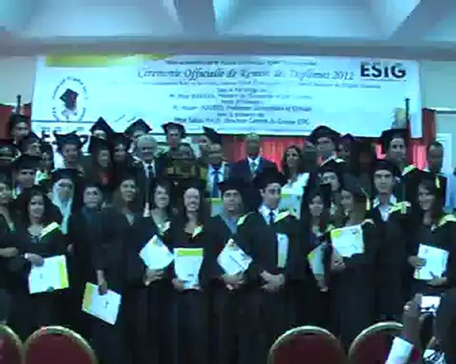 ESIG-Rabat: Cérémonie de Remise des Diplômes 2012 -PART 4-