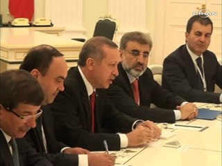 Erdoğan-Putin görüşmesi başladı