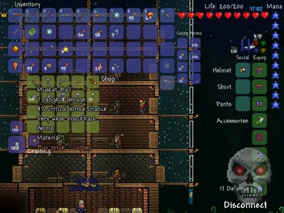 Skeletron take 2 let's play terraria #008