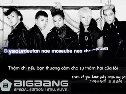 [Vietsub - Kara] Still Alive - BIG BANG