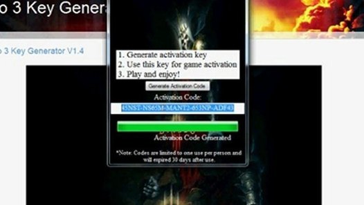 Diablo 3 Serial Key List