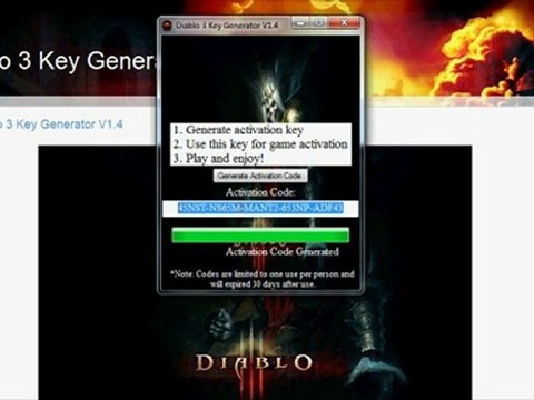 [Free] Diablo 3 Activation Code Generator - 2012