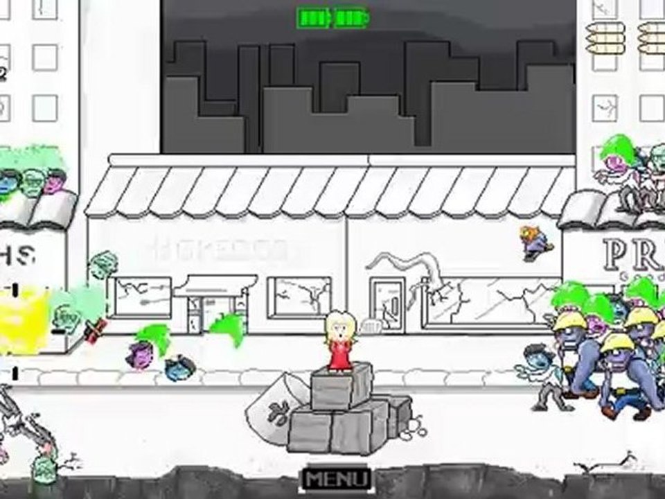 Om Nom Zombies Game Play Preview