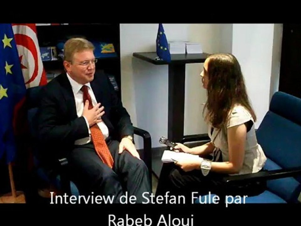 Interview de Stefan Fule commissaire européen par Rabeb Aloui