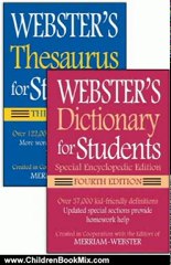 Children Book Review: Webster's Dictionary for Students [With Webster's Thesaurus for Students 3/E] by Inc. Merriam-Webster