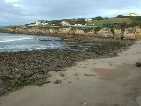 Playa del Rinconín en Gijón, Asturias