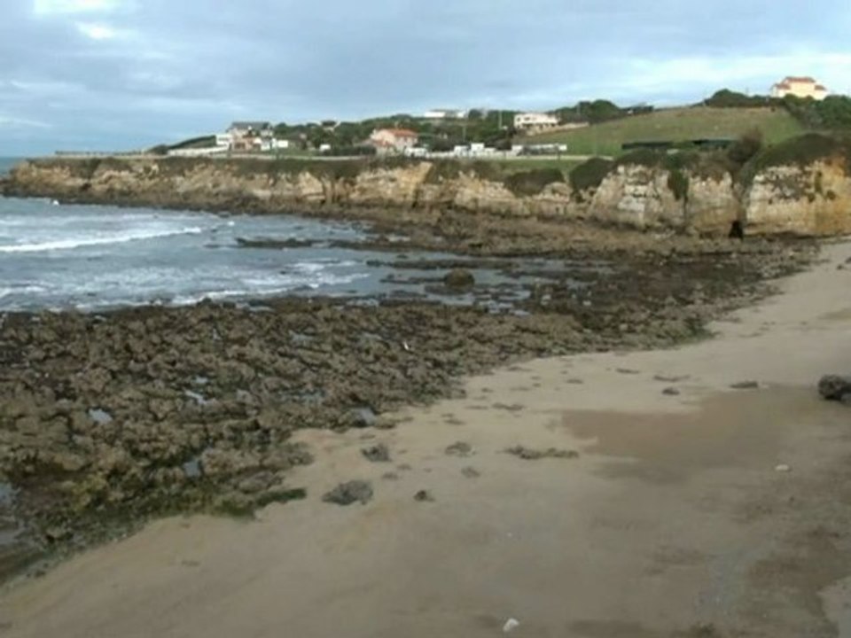 Playa del Rinconín en Gijón, Asturias