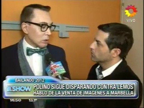 Polino sigue Disparando contra Lemos. Habló de la venta de imágenes a Marbella