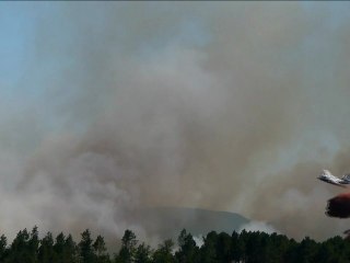 FEUX DE FORET FRANCE  ARDECHE  23 juillet  2012