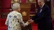 Queen Receives IOC Members at Buckingham Palace