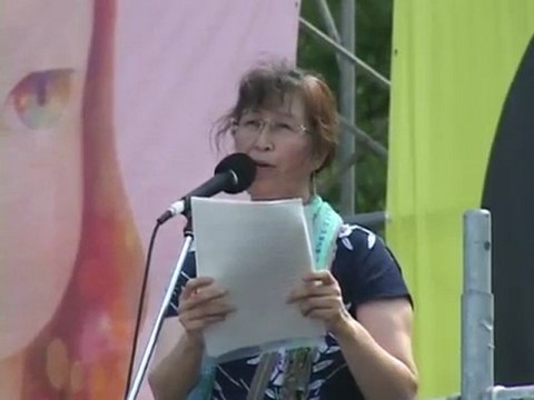 20120716 武藤類子さん(福島県三春町)さようなら原発１０万人集会 OurPlanetTV