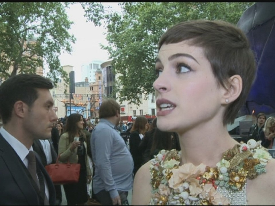 Anne Hathaway on being Catwoman: Dark Knight Rises premiere