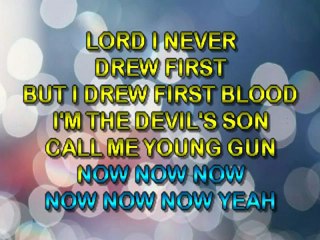 Bon Jovi ; Blaze Of Glory karaoke