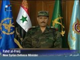 New Syrian defence minister vows to 'eradicate criminals'