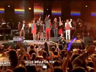 Plus belle la vie chante contre le cancer