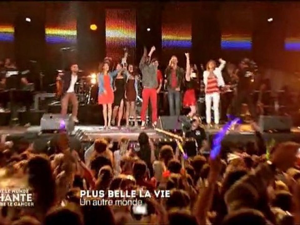 Plus belle la vie chante contre le cancer