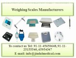 Weighing Scales Manufacturers