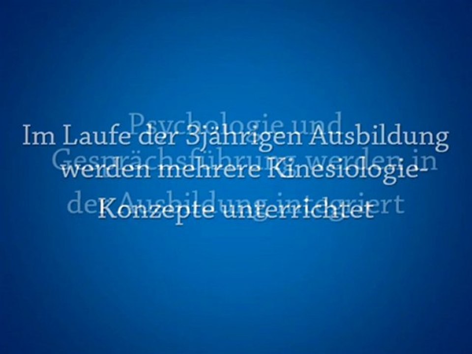 Kinesiologie-Ausbildung bei ApAmed Ausbildung in Kinesiologie