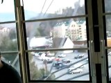A View From The Tram - Taking a look at the mountains from the Ober Gatlinburg air tram. Gatlinburg, Tennessee. Travel.