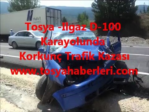 Tosya-Ilgaz D-100 Karayolu Trafik Kazası. tosyahaberleri.com