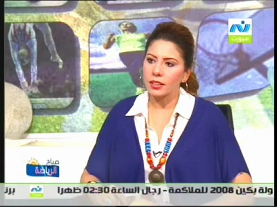 حوار ك شريف الصناديلى مع الاعلاميه سها ابراهيم فى صباح الرياضه