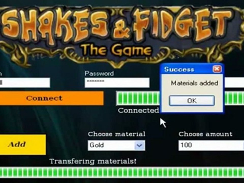 Shakes&Fidget Gold/Mushroom Hack