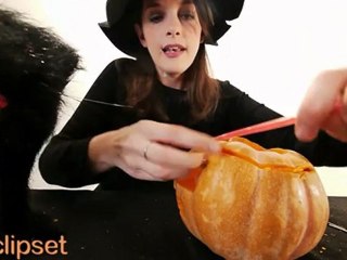 Cómo hacer una calabaza de #Halloween geek pumpkin Brico #Videorama