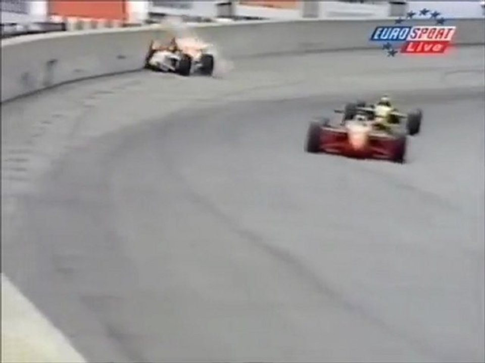 CART Michigan 1997 Big crash Rahal