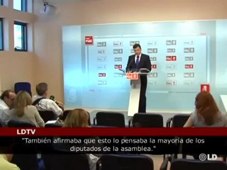 Tomás Gómez acorralado por los medios