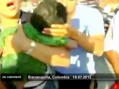 Dramatic rescue of boy from sewer in Colombia - no comment