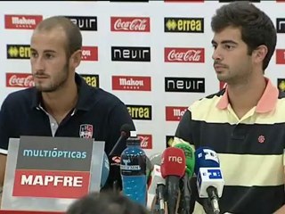 Amat y Gálvez son presentados como nuevos jugadores del Rayo