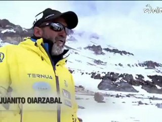 下载视频: El Conquistador del Aconcagua 2011: Juanito Oiarzabal espera a 5200 metros de altitud