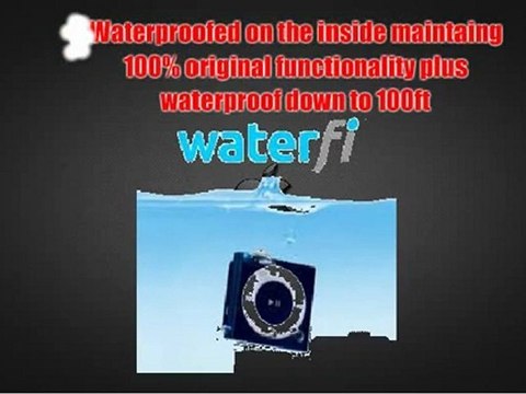 Waterfi Waterproof iPod Shuffle Swim Kit- MP3 Player