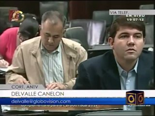AN sanciona la Ley Especial de Endeudamiento 2012 por 30 millones de bolívares
