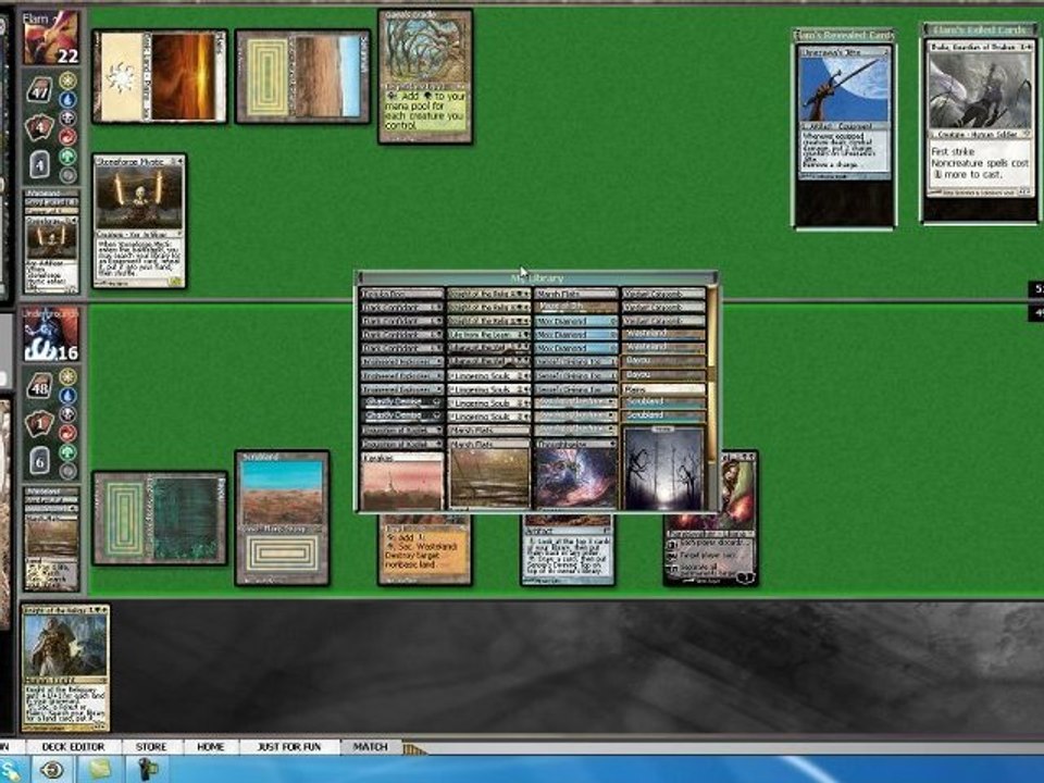 MTG - Legacy - Match 2 Junk vs Maverick