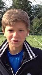 Réaction de Léo après sa victoire