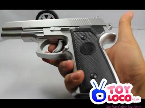 JH679A Super Battery Operated Gun - Shoot the Target toyloco.co.uk