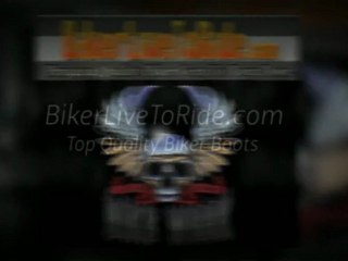 Biker Leather Boots