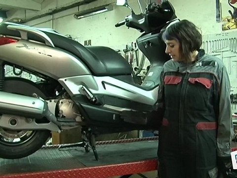 Contrôler le liquide de refroidissement sur moto