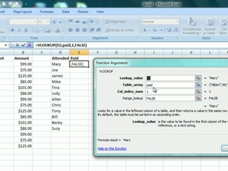 How to Do a VLOOKUP in Excel - Video Tutorial - video Dailymotion