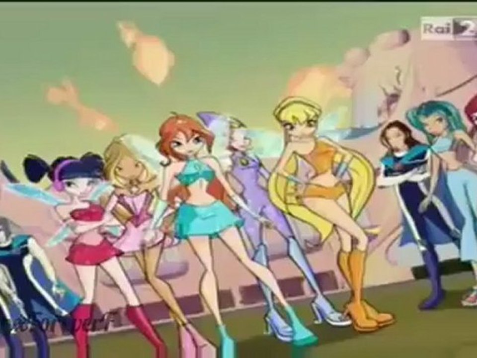 Winx Club - Battaglia a Magix   Battaglia Finale + New songs + Sky e Bloom bacio! [Italiano]