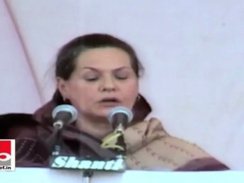 Sonia Gandhi in Maharashtra appreciates the Congress policies in the state