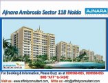 Ajnara Ambrosia Noida @ +919999684905, Ajnara New Project Noida, Ajnara Ambrosia Sector 118 Noida