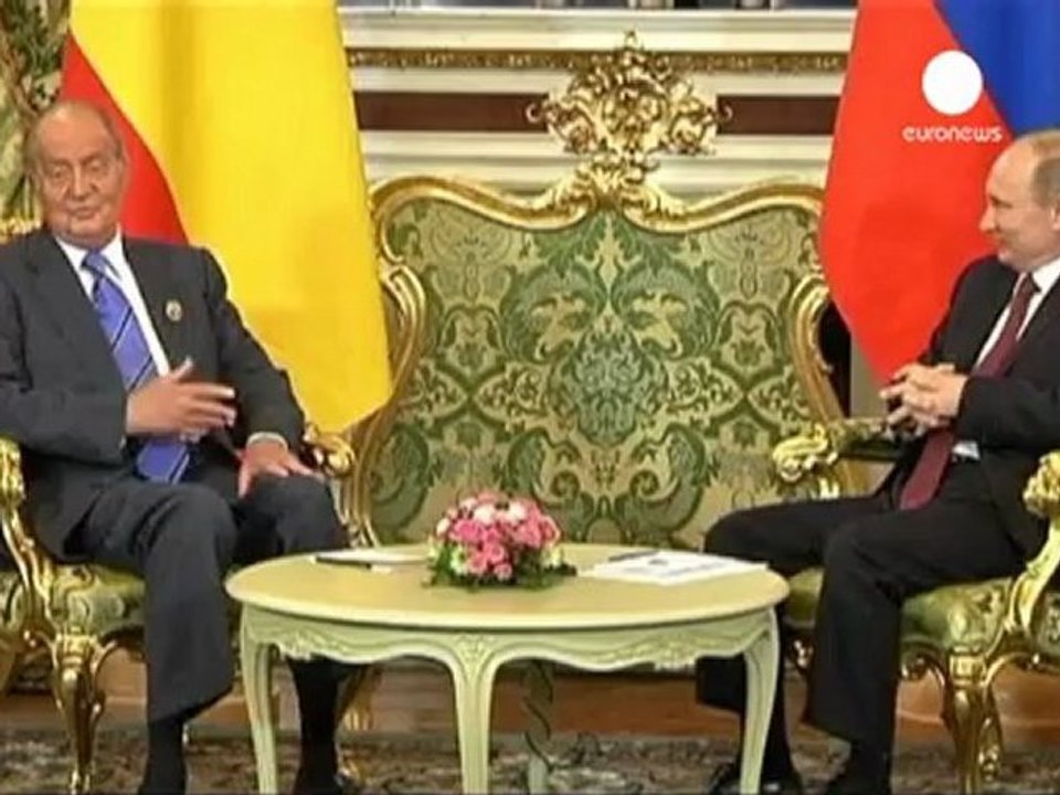 Spain's King honoured in Moscow