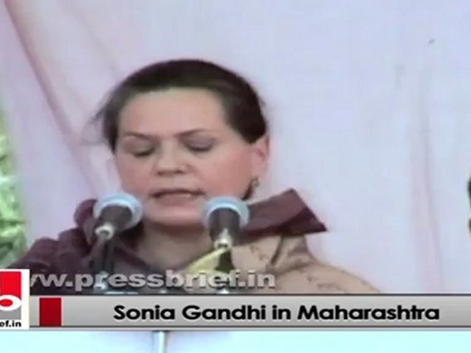 Sonia Gandhi: The present development in Maharashtra is the result of Congress’ policies