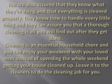 Leave It To The Cleaners To Clean Your House For You